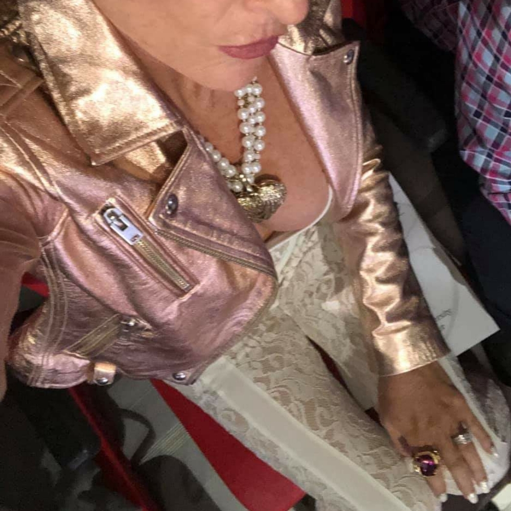 COPY - IRO   Metallic  Biker Jacket
